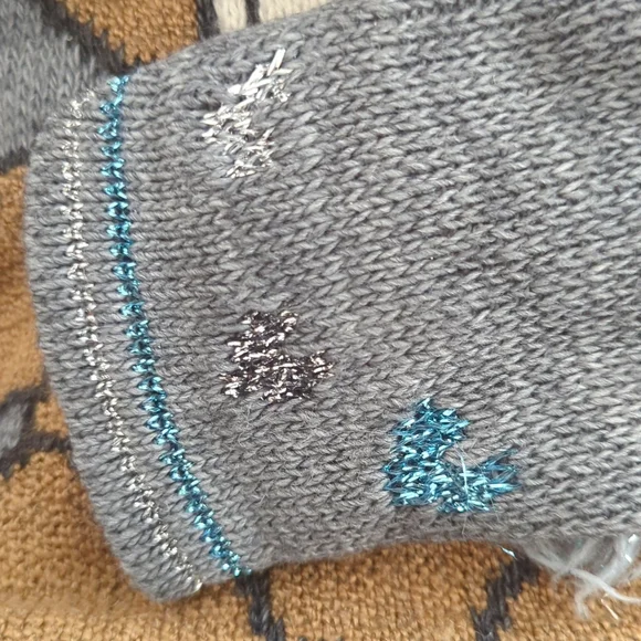 Christmas Vintage Teddy Bear Sweater Size Kids 5/6 - Picture 9 of 12